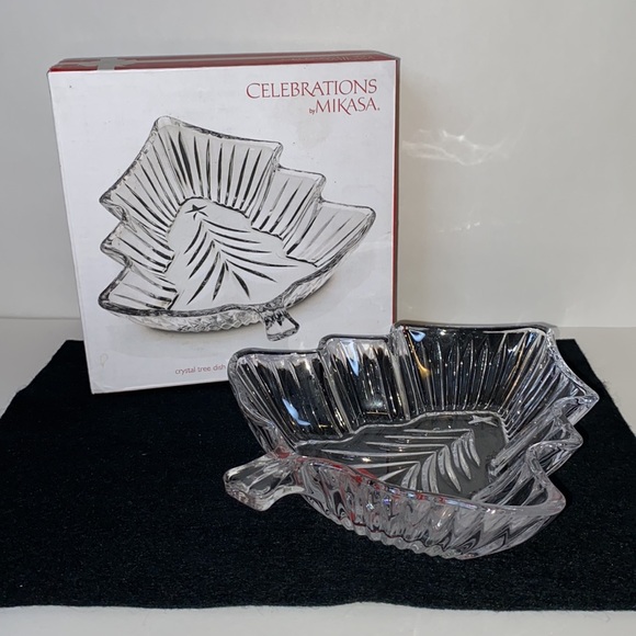 Mikasa Crystal Tree Dish Still in the Box - Picture 4 of 6